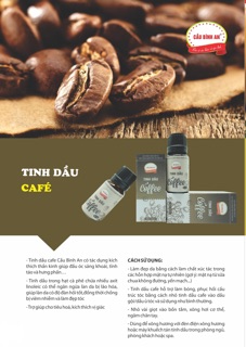 Tinh dầu cà phê Cầu Bình An