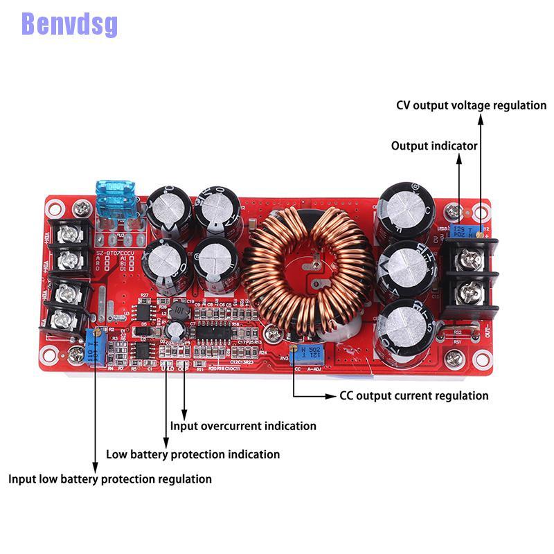Mô Tơ Tăng Áp 1200w 20A Dc-Dc 8-60V Sang 12-83V Chuyên Dụng