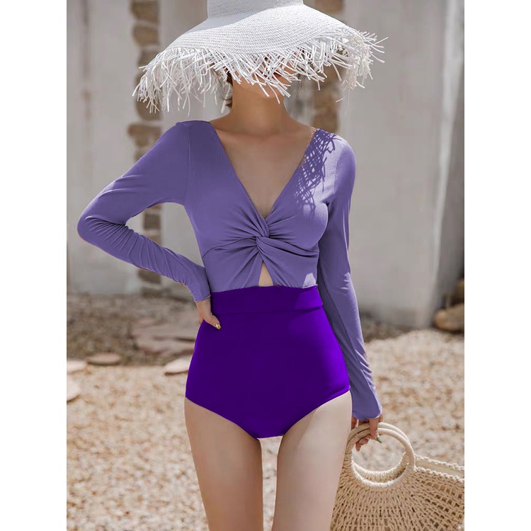 MonoBikini HaDi Liền Thân Sexy Quyến Rũ Đi Biển, Đi Bơi. Tím Mộng Mơ