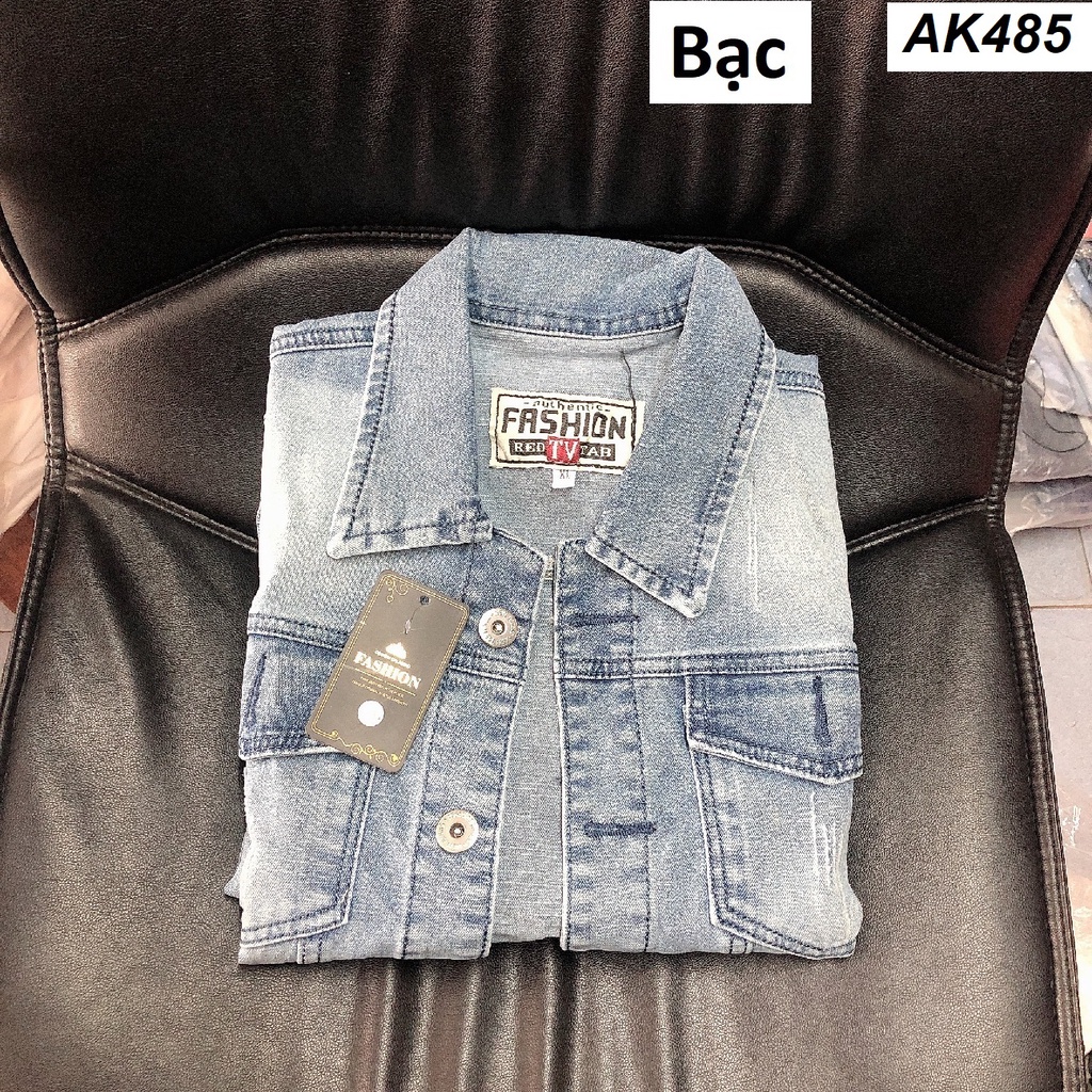 Áo khoác nam jeans co giãn phong cách Hàn AK485