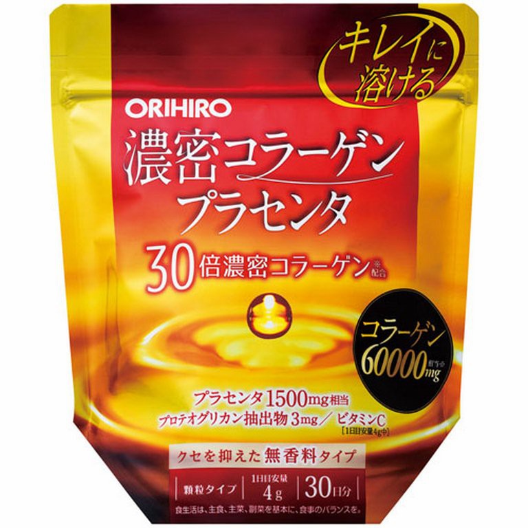 Collagen nhau thai heo Orihiro 60000mg 120g nội địa Nhật new oyster