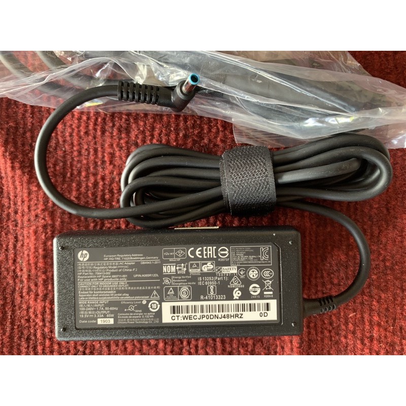 Sạc ADAPTER HP 19V-3.33A OVAL  NEW Zin ENVY x360