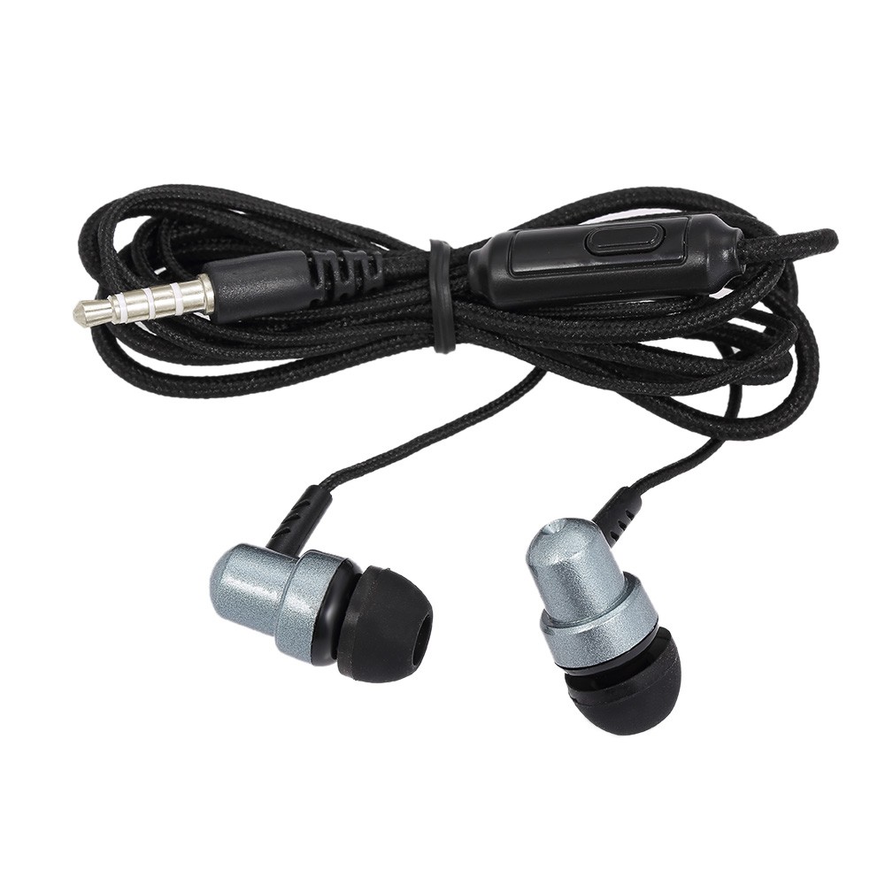 【E&V】K2 3.5mm Wired Headphones In-Ear Headset Stereo Music Earphone Smart Phone Earpiece Earbuds In-line Control w/ Microphone