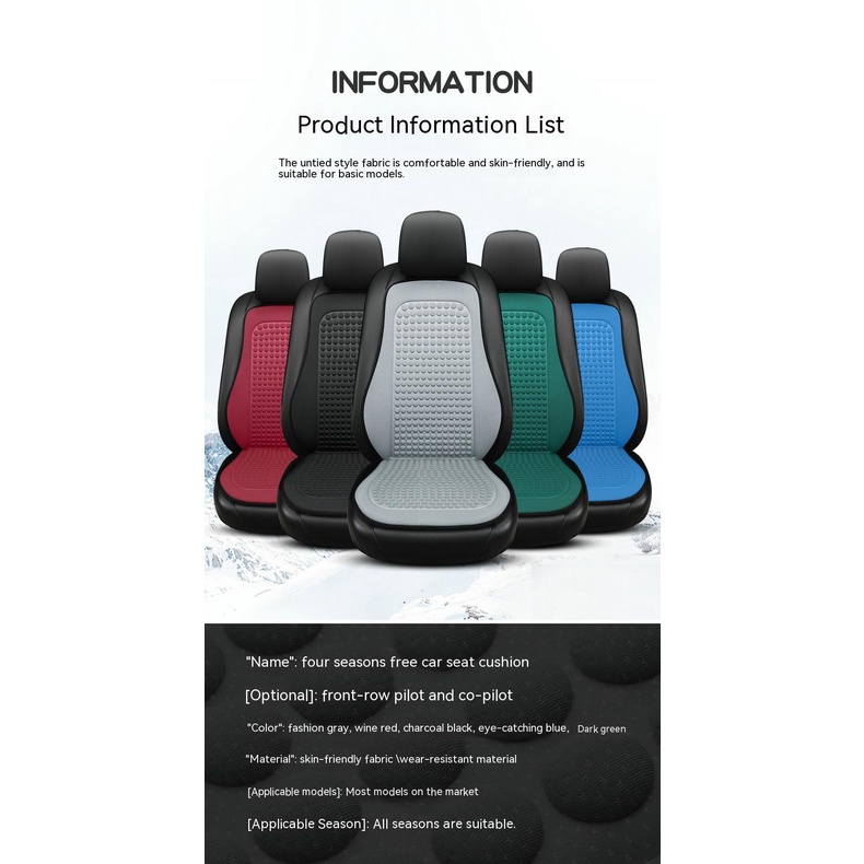 Đệm Lót Ghế Ngồi Xe Hơi Thoáng Khí Thoải Mái Tiện Dụng Se