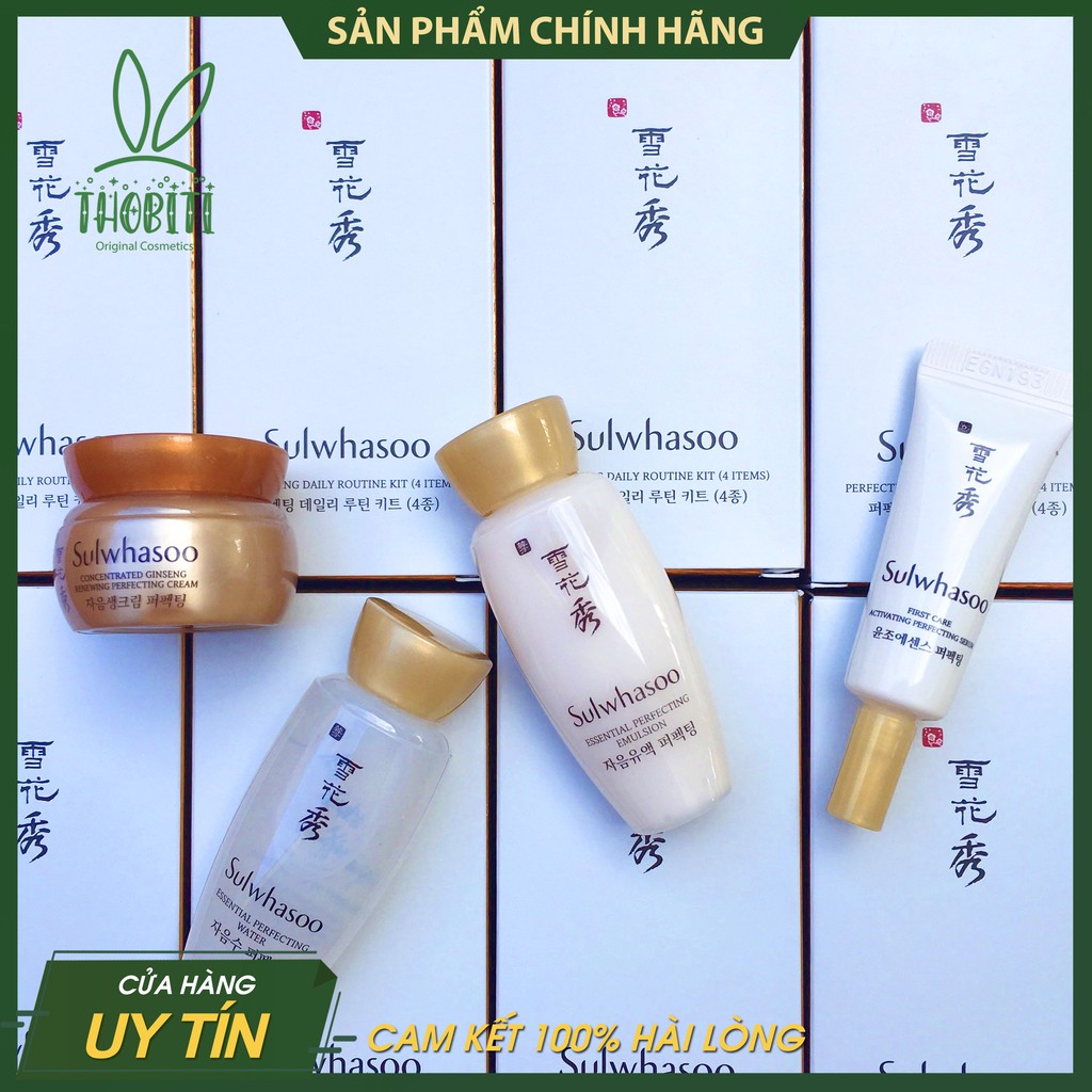 DƯỠNG NÂNG CƠ, SĂN CHẮC DA, CHỐNG LÃO HÓA Sulwhasoo PERFECTING DAILY ROUTINE