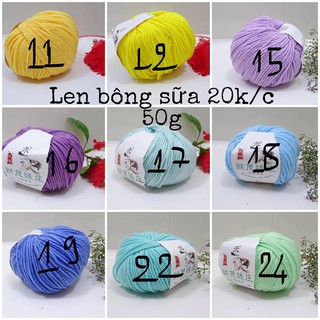 Len cuộn Bông Sữa