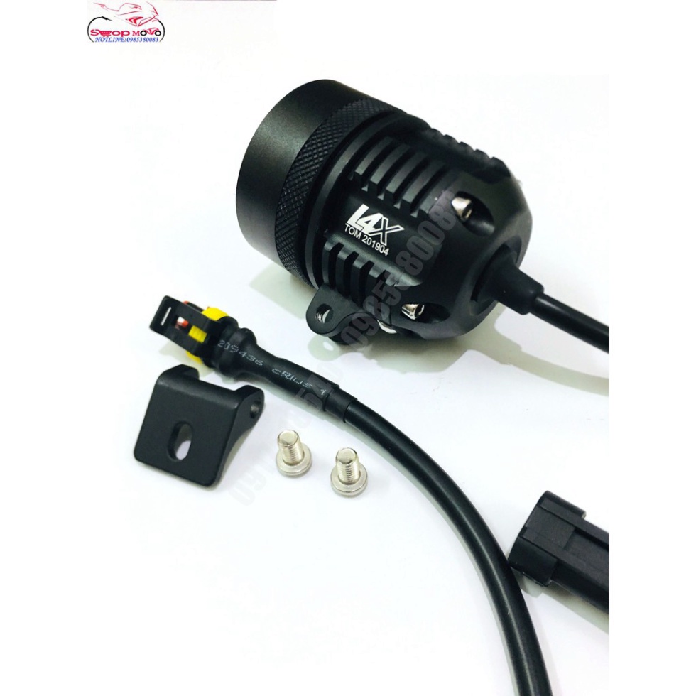 COMBOĐèn trợ sáng gắn chân Gương L4X full phụ kiện Ảnh thật Sp