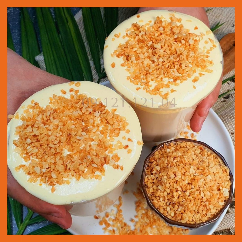 (HT) Vụn dừa nướng hàng nhập khẩu / cơm dừa sấy khô làm trà sữa nướng