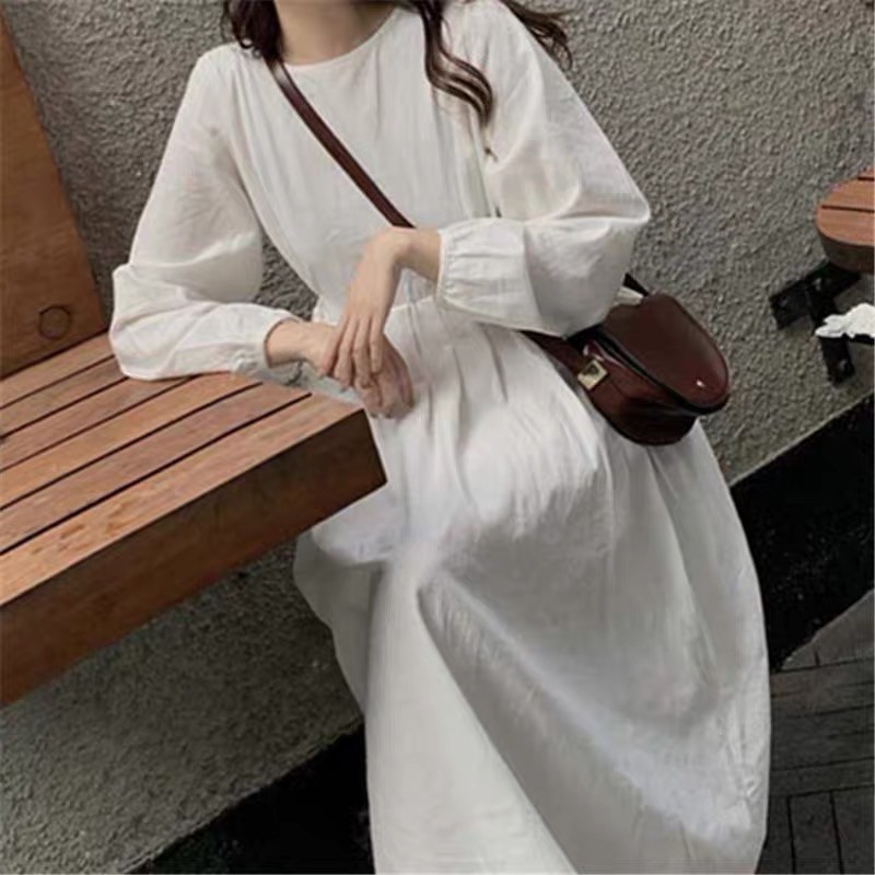 [Mã WAMT1505 giảm 10K đơn 0K] [ẢNH THẬT] Váy Babydoll Đũi Buộc Dây Eo Cúc Sau Lưng Ullzzang | BigBuy360 - bigbuy360.vn