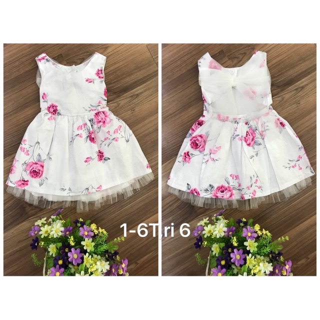 🎈🎈Váy HM thêu hoa size 2-7T,ri 6 hàng thiết kế cao cấp bao đẹp ⚡️Mã này vải đũi nhật mềm mát ⚡️Giá từ 120k . Sỉ inbox