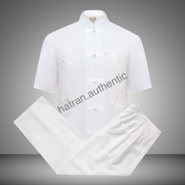 Bộ tàu nút Tiều Nam Hàng nhập đẹp cho nam trên 50 tuổi | BigBuy360 - bigbuy360.vn