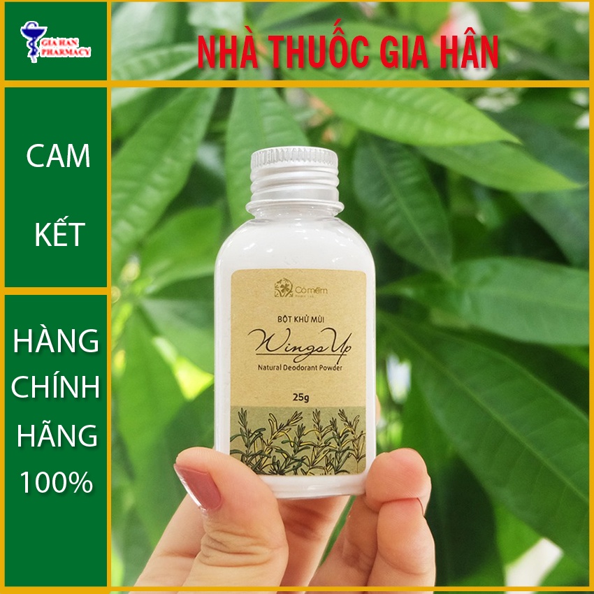 Bột Khử Mùi Wings Up (25g) - Giúp Hạn Chế Mồ Hôi - Gia Hân