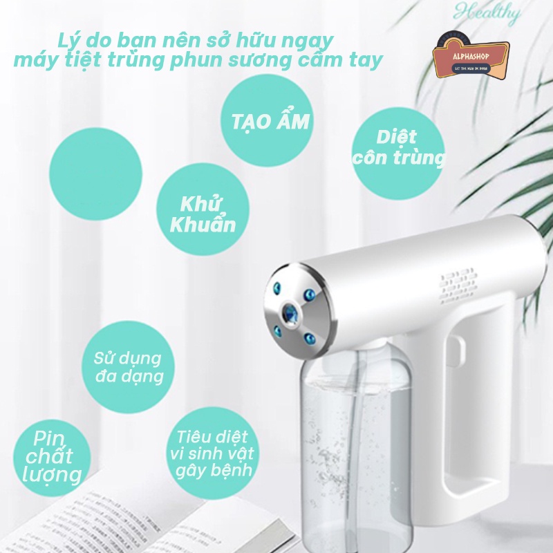 Súng Phun Khử Khuẩn Cá Nhân - Sử Dụng Tia UV Diệt Khuẩn Tận Gốc