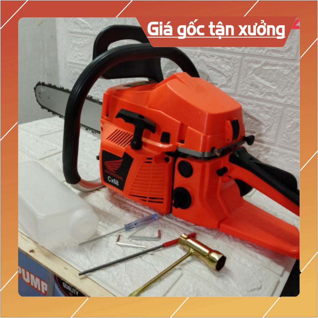 Chính hãng máy cưa xích chạy xăng honda cx68-máy cưa gỗ chạy xăng lam dài 55cm0
