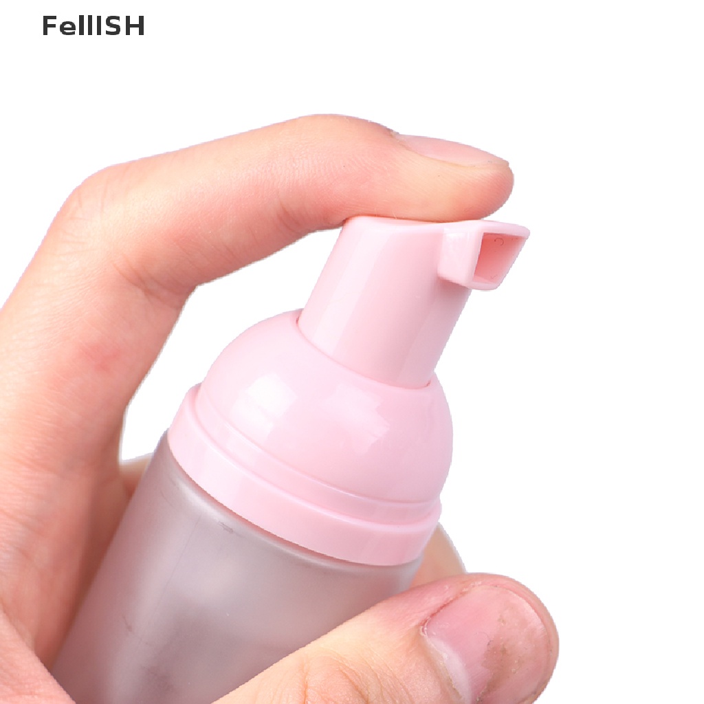 [Fel] 50ml Empty Travel Shampoo Pump Soap Foaming Mousse Spray Bottle Dispenser COD