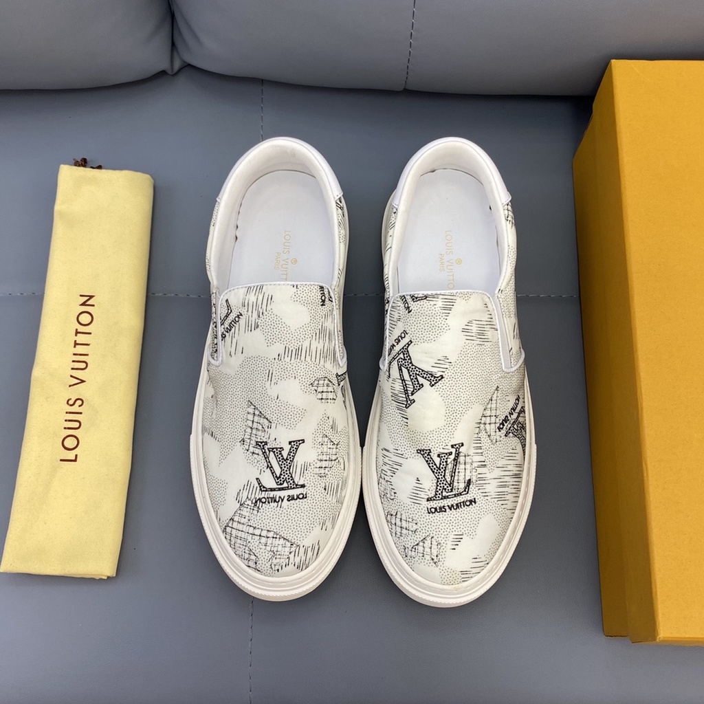 Giày lười nam cao cấp da thật Louis Vuitton LV thời trang và trẻ trung mang đến sự năng động và tươi mới