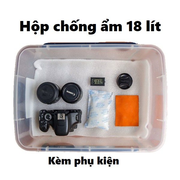 Hộp chống ẩm 18 Lít cho máy ảnh hàng Việt Nam siêu rộng