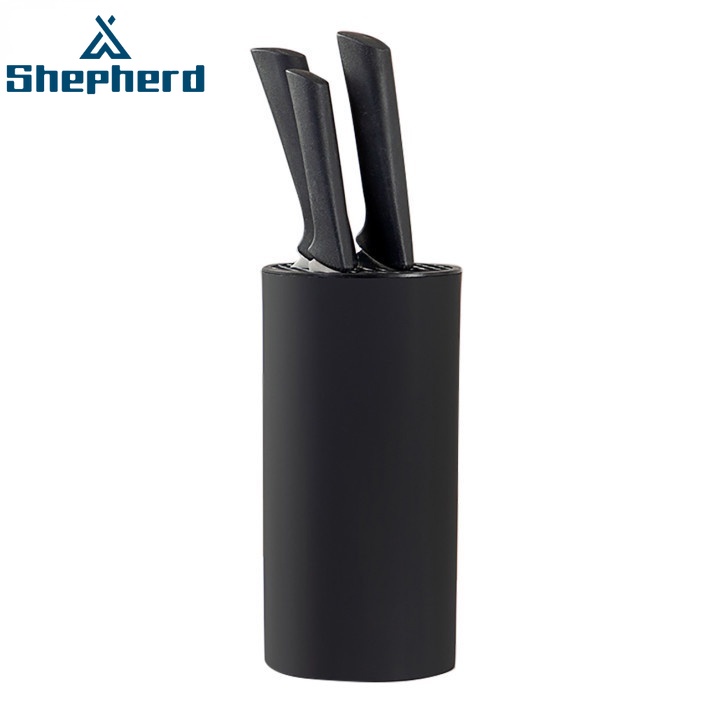 Giá cắm dao treo tường nhà bếp Shepherd chống nấm mốc màu đen