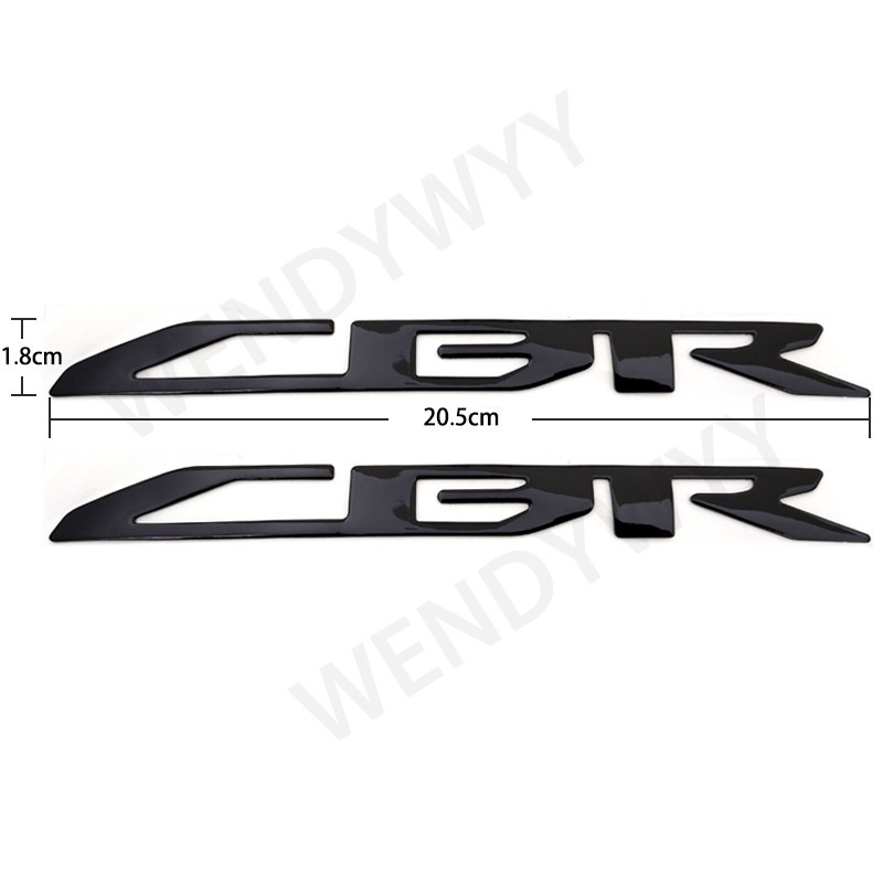 HONDA Set 2 Miếng Dán Cao Su 3D Bảo Vệ Xe Mô Tô Cbr 250r 250r 500r 650r 650f 954