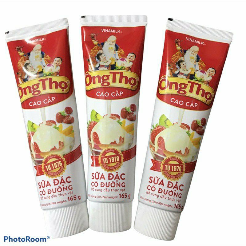 Sữa Ông Thọ Dạng Tuýp 165g Mẫu Mới Siêu Tiện Lợi