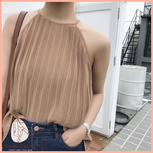 [Hàng Cao Cấp Loại 1 + Ảnh Thật] - Áo Sát Nách Xếp Ly Cực Hot CendyClothing - CD051