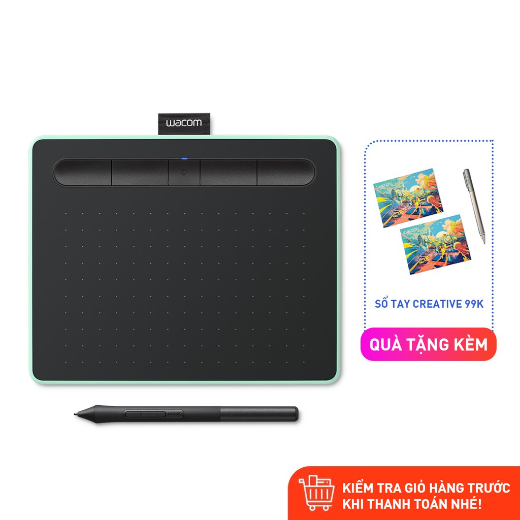 Bảng Vẽ Điện Tử Wacom Intuos S Bluetooth CTL-4100WL