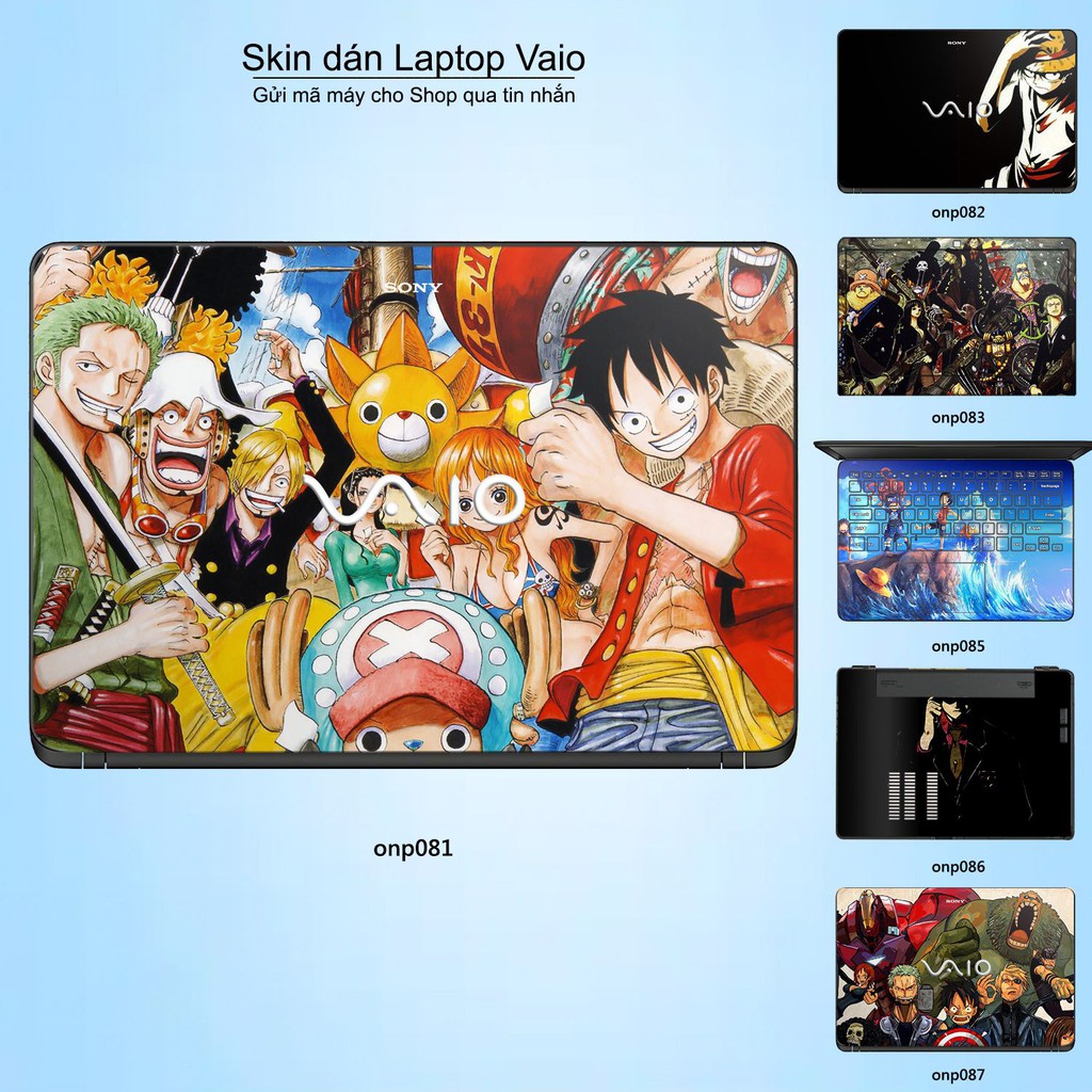 Skin dán Laptop Sony Vaio in hình One Piece _nhiều mẫu 7 (inbox mã máy cho Shop)