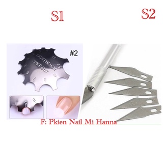 Dao cắt bột đắp móng tay