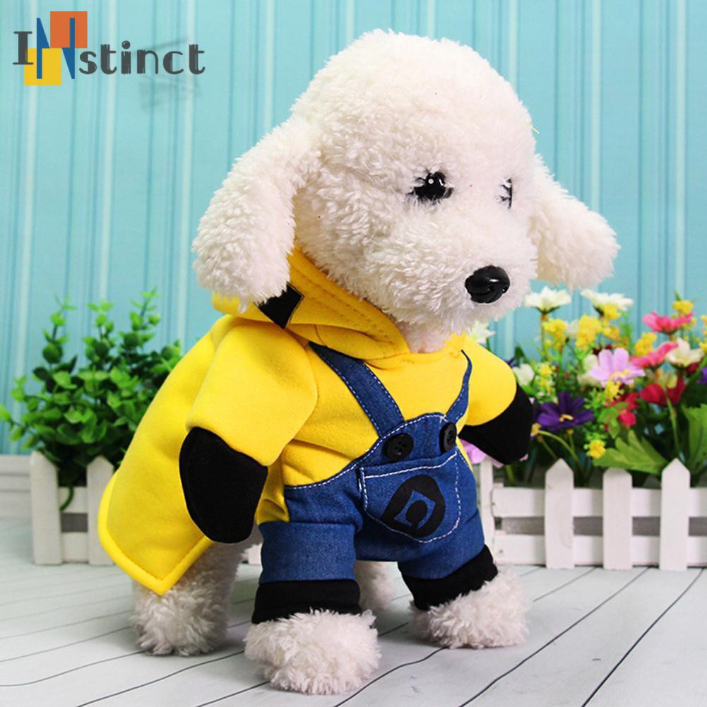 Áo Hoodie In Hoạt Hình Ngộ Nghĩnh Cho Thú Cưng