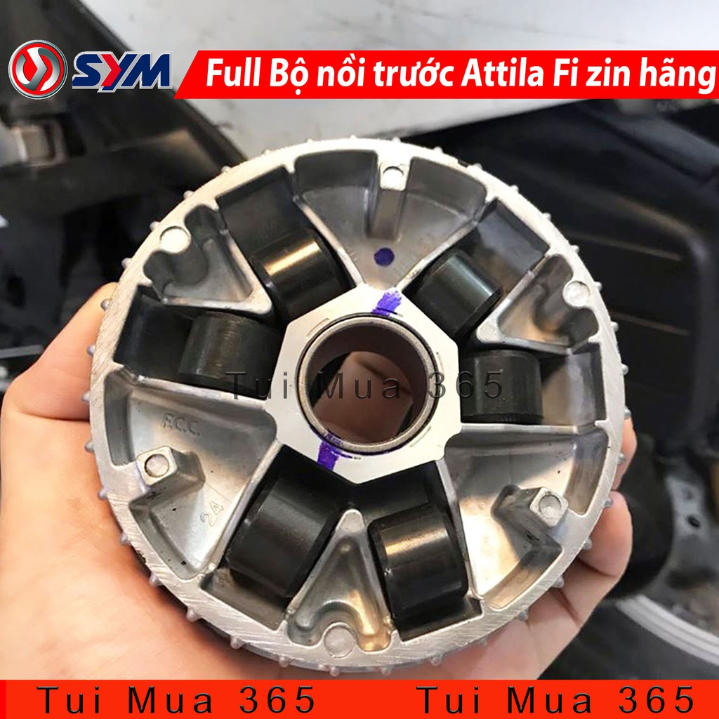 Full Bộ Nồi Trước SYM Attila Elizabeth Fi Zin Hãng