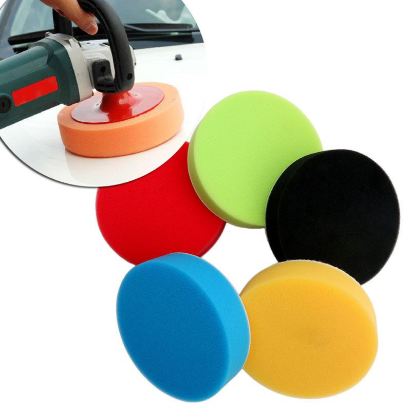 Bộ 5 Miếng Xốp Đánh Bóng Xe Hơi 3 Lớp LIDU1