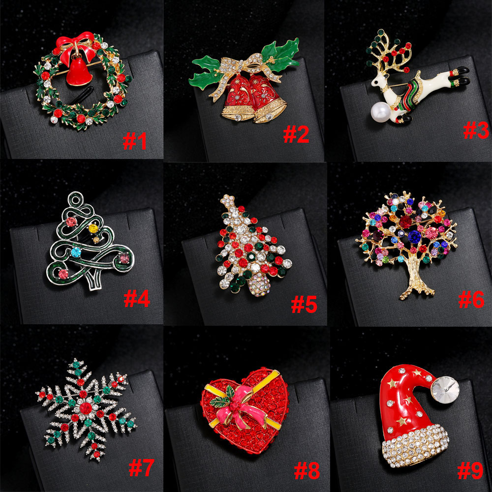 Ghim cài áo phong cách Giáng sinh đáng yêu dễ thương