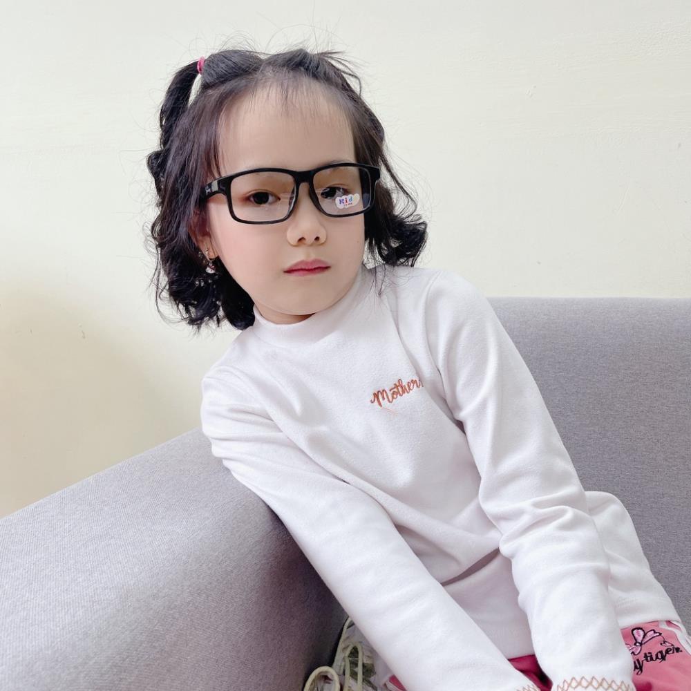 Kính gọng vuông giả cận thời trang cho bé trai bé gái 1-9 tuổi cực dễ thương, gọng kính chống bụi tia uv400 phong cách