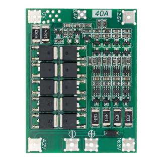Bảng bảo vệ và cân bằng sạc pin Li-ion Lithium 18650 4S 40A 4 dây BMS cho mô đun động cơ khoan 14.8V 16.8V