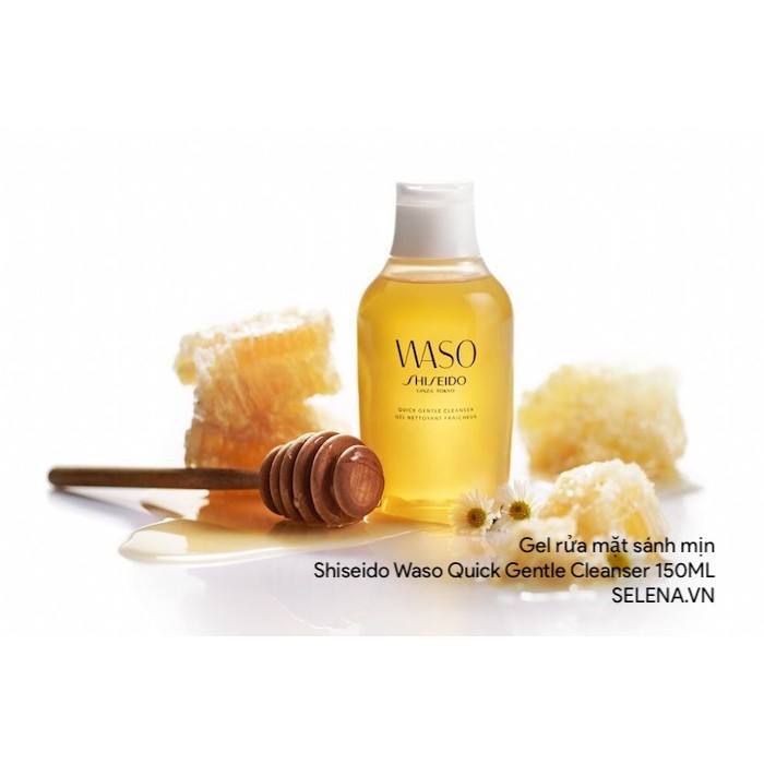 Gel rửa mặt sánh mịn Shiseido Waso Quick Gentle Cleanser 150ML 𝑯&𝑪