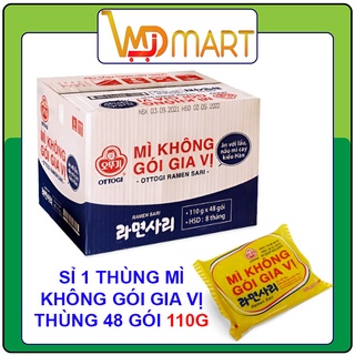 SỈ 1 THÙNG MÌ KHÔNG GIA VỊ HÀN QUỐC 48 gói/ 1 gói 110G