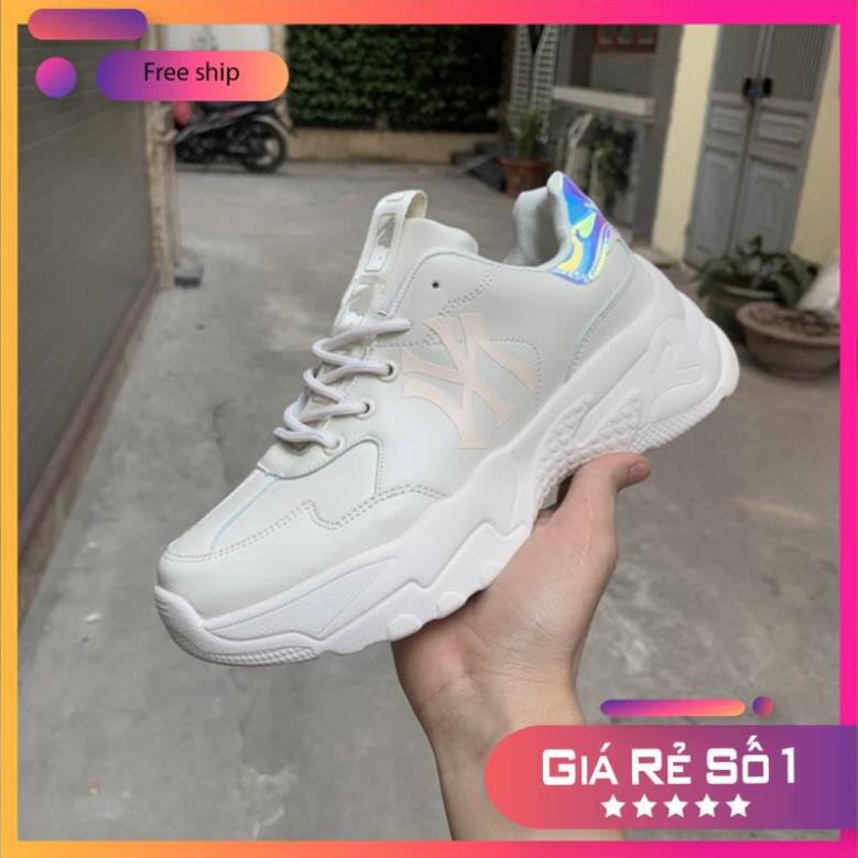 Giày Sneaker Nam Nữ Đế độn Mib Chữ in 3D Hot Trend