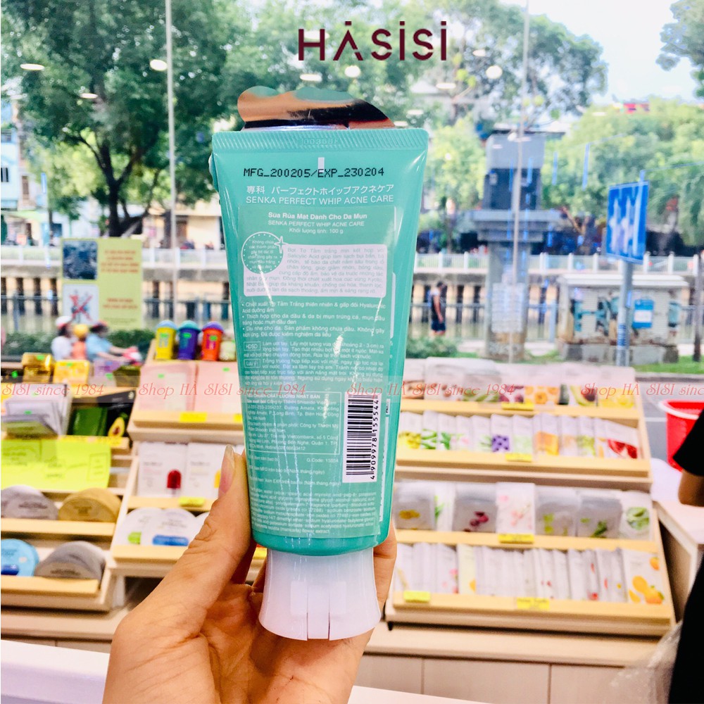 Sữa Rửa Mặt Dành Cho Da Mụn SENKA PERFECT WHIP ACNE CARE 100g
