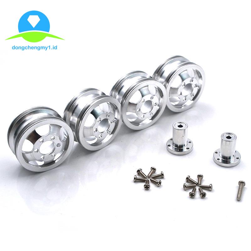 Mâm bánh xe kim loại kèm ốc vít cho B1 B16 B24 B36 C14 C24 1/16 WPL