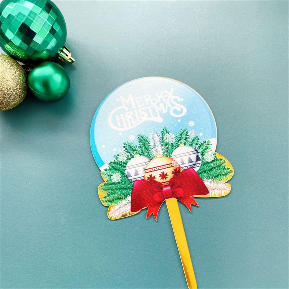 YNATURAL Phụ Kiện Trang Trí Bánh Kem Chữ Merry Christmas