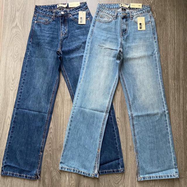 Quần culottes xẻ lai trong lưng cao dáng dài