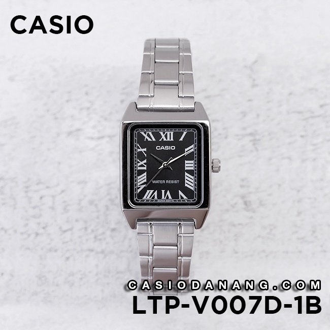 Đồng hồ nữ dây kim loại Casio chính hãng Anh Khuê LTP-V007D-1BUDF
