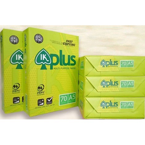 Giấy in IK plus A5 Định lượng 70gsm