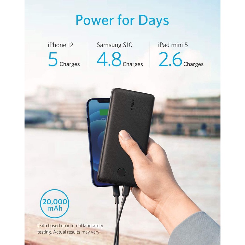 PIN SẠC DỰ PHÒNG ANKER POWERCORE ESSENTIAL 20.000MAH POWER DELIVERY - A1287