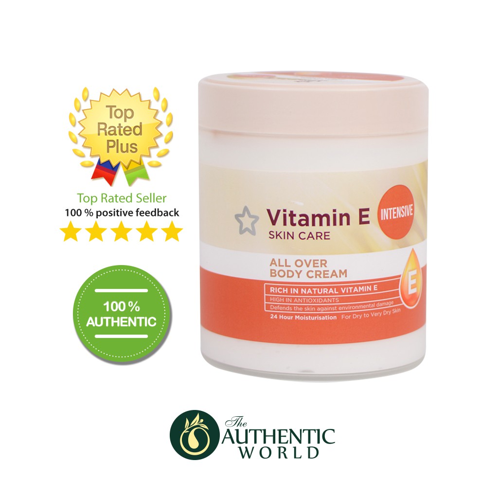 Superdrug - Kem dưỡng vitamin E intensive đỏ