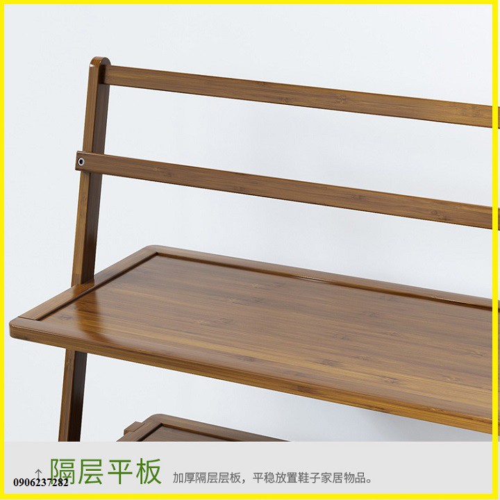 Kệ để chậu hoa, cây cảnh đa năng, kệ giày, kệ để cây đa năng màu óc chó 4 tầng 80x24x78 (ngang 80)