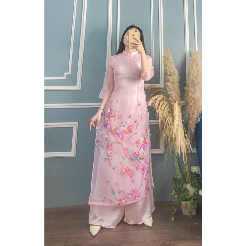 ÁO DÀI HỒNG OANH CÓ QUẦN