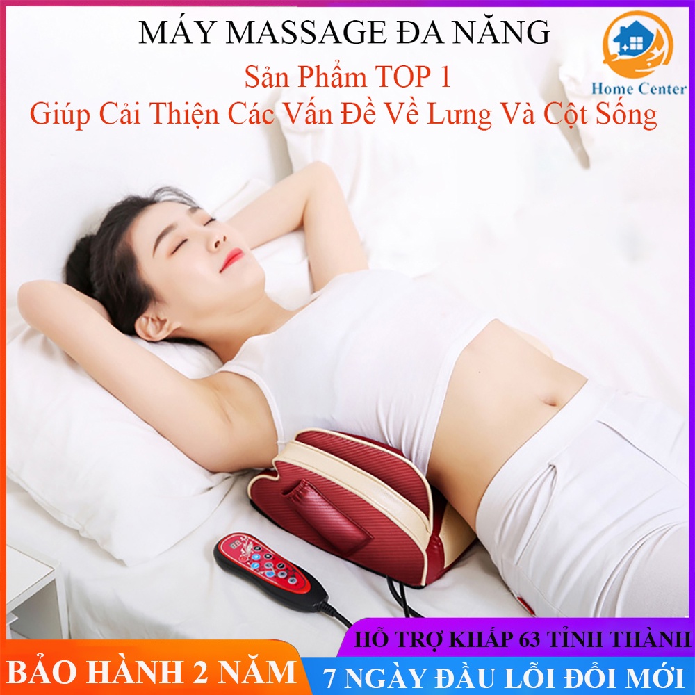 Máy massage lưng và cột sống, máy massage cao cấp hỗ trợ làm giảm các cơn đau cột sống và thắt lưng. Bảo hành 2 năm .