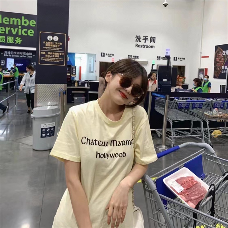 Gucci Áo Thun Tay Ngắn In Họa Tiết Hoa Sau Lưng Thời Trang Mùa Hè