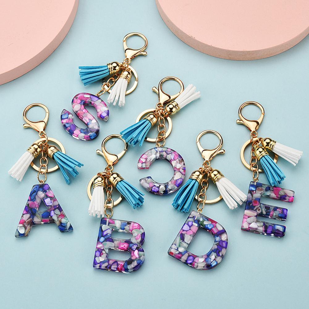 CLEOES Móc Khóa Acrylic Hình Chữ Cái Từ A-Z